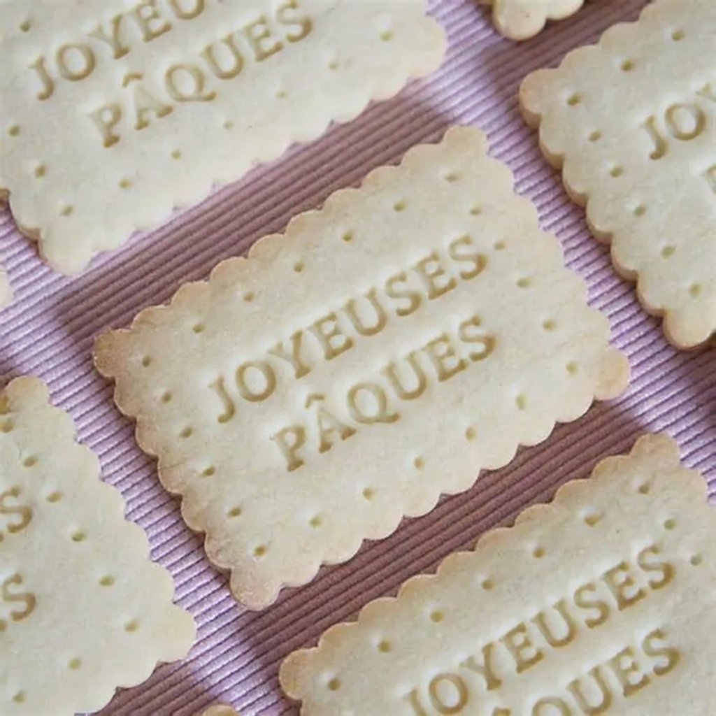 Sablés Joyeuses Pâques artisanaux personnalisés de Fariza, Poissy 2026